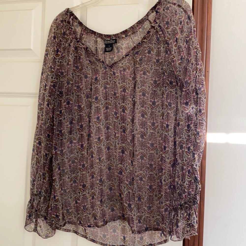 Sheer lucky brand top